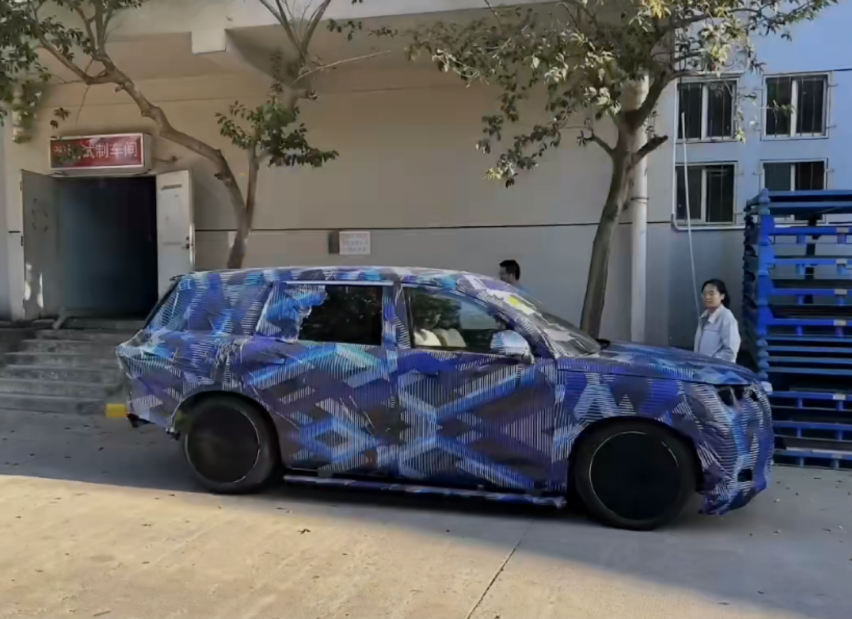 腾势N8 MAX最新路试谍照曝光，车身魁梧，很有实用性  ​
