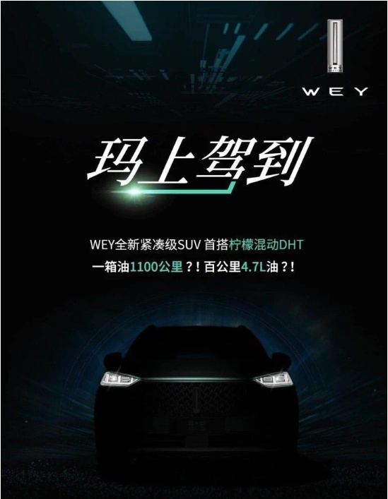 WEY品牌发布全新紧凑型SUV“玛奇朵”实车官图