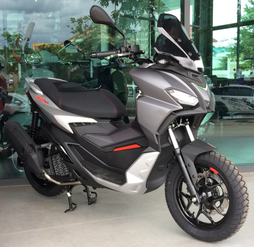 中小排量运动ADV踏板，阿普利亚SR GT200详解，家族外观性能强劲