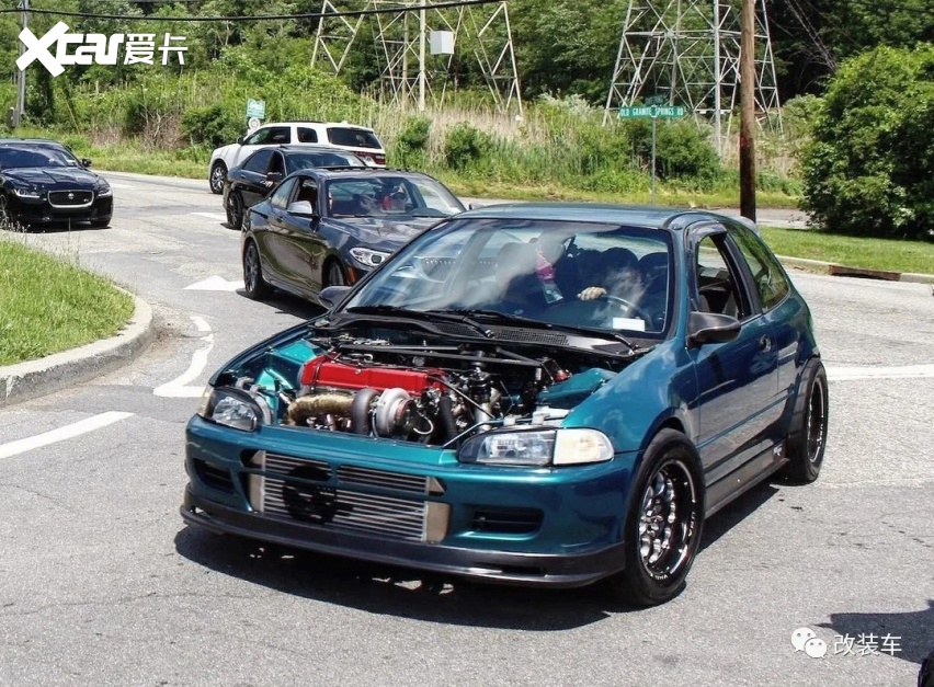 三菱evo的4g63也是红头机放到本田eg上应该没什么问题