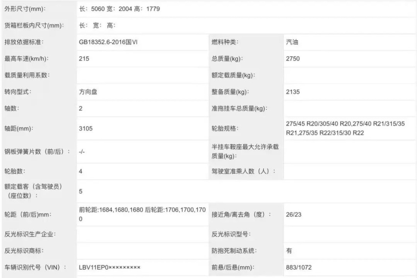 万众期待的国产X5L要来了！轴距加长13厘米，四缸/六缸都有！