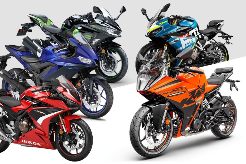 KTM RC390 vs同级仿赛，车型规格集评