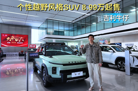 顶配不超10万的“轻越野SUV”  吉利牛仔具备怎样的性价比？