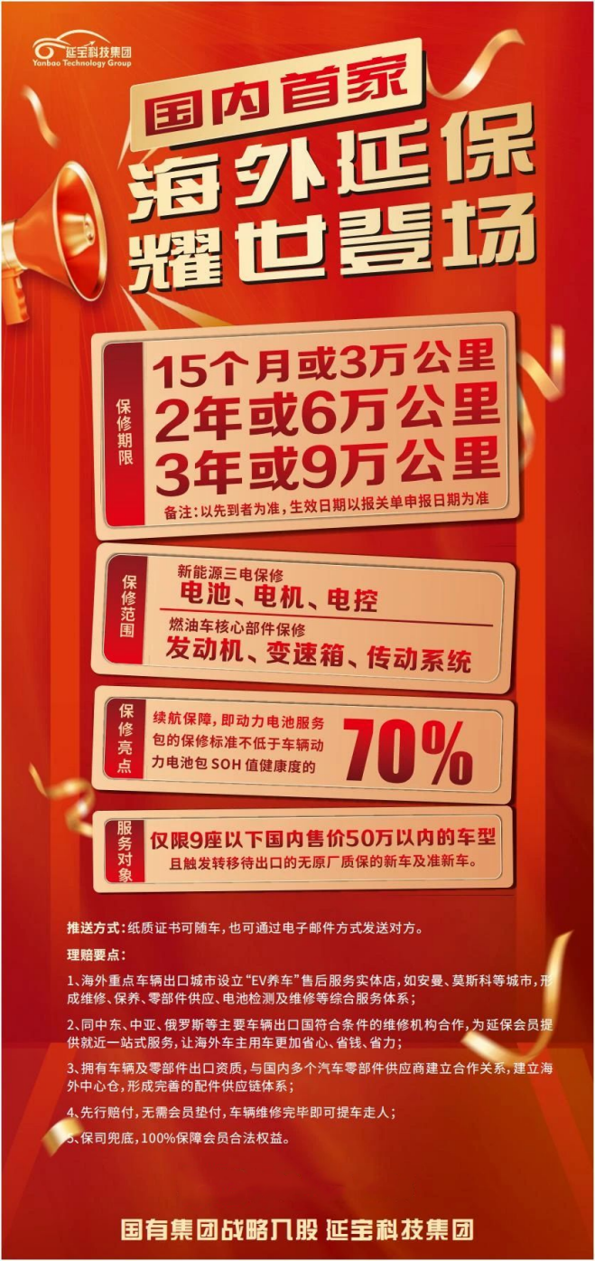 让世界见证中国延保“延宝科技集团”中国首家延保公司走向全球！