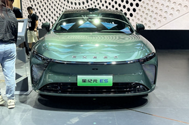 星途首款纯电轿车，星纪元ES实车曝光，预计11月份上市