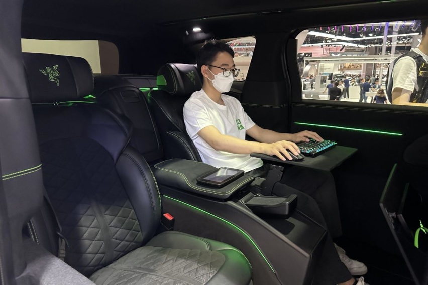 2023上海车展丨与雷蛇合力打造移动电竞堡垒合创V09 Razer亮相