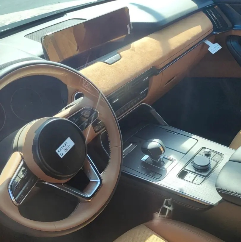 国产马自达CX-90路试曝光，三排座中大型SUV，外观内饰与海外同步