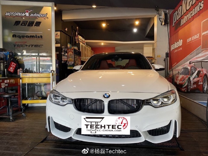 宝马F80 M3 升级德国Techtec刷电脑刷ECU改装