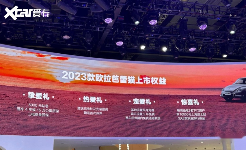 2023上海车展：新款欧拉芭蕾猫开启上市