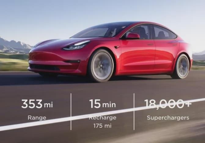 改款特斯拉Model 3海外上市，续航、加速进一步提升！
