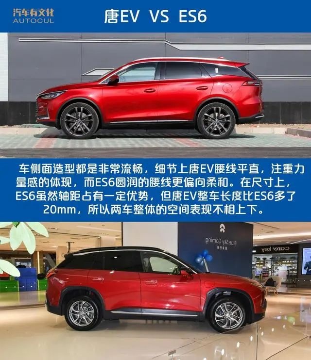 老牌车企与新势力造车的对决 比亚迪唐EV和蔚来ES6谁能更胜