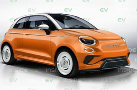 全新的菲亚特500e登场，造型独特，小巧玲珑