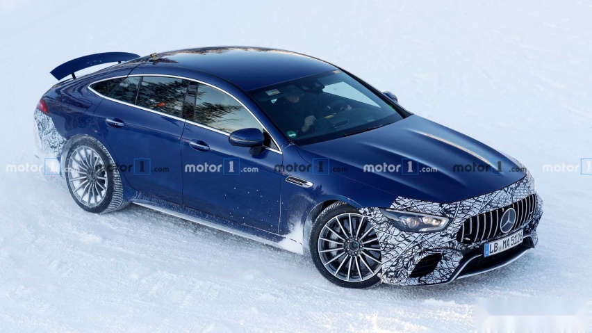 奔驰AMG GT 73 Hybrid谍照曝光，V8T+电动机