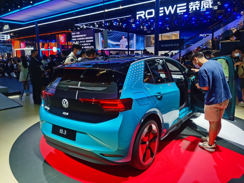 2021成都车展：MEB平台最入门的大众ID.3亮相