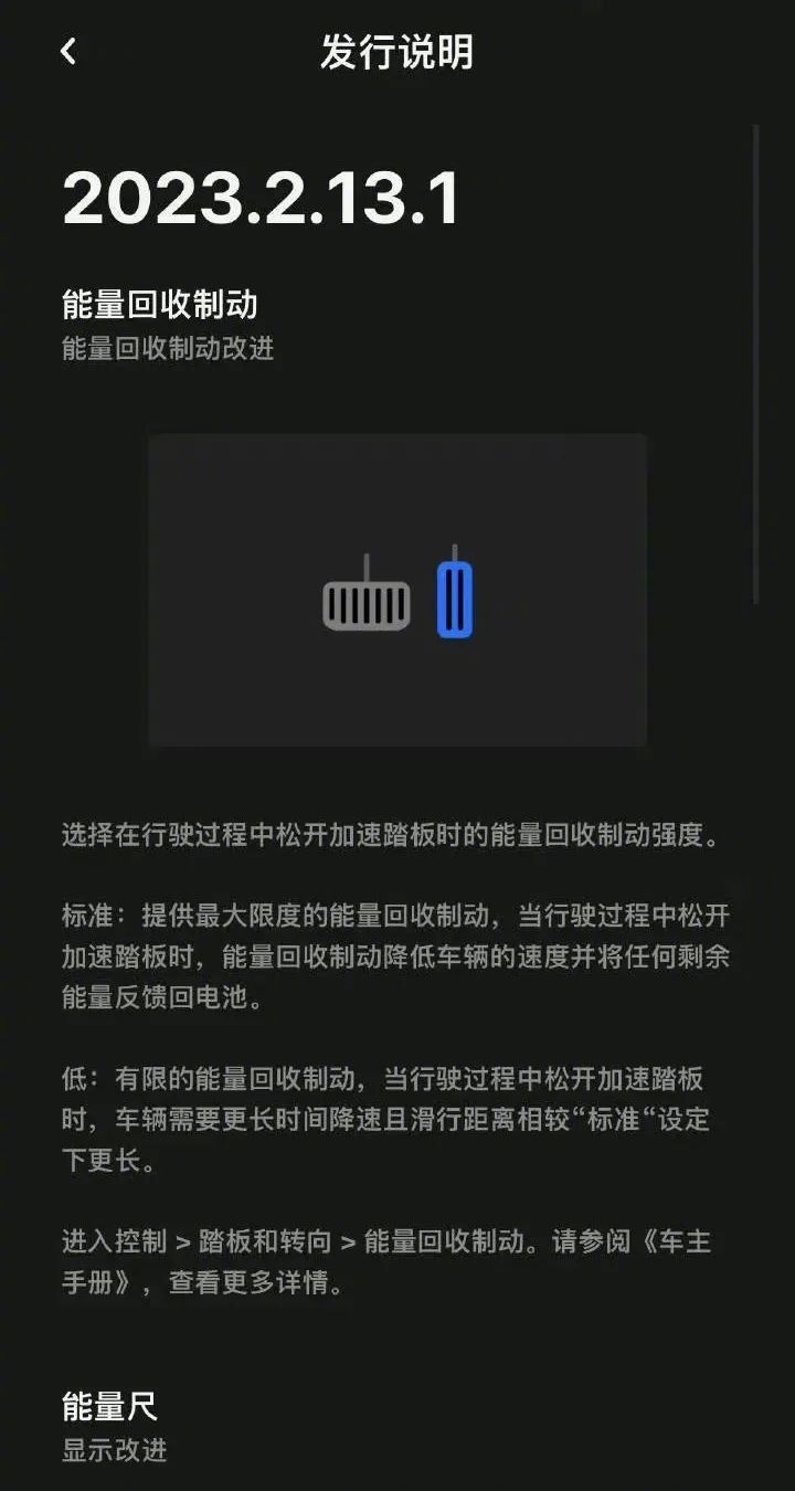 传说特斯拉要取消强制单踏板模式 客服：我不知道