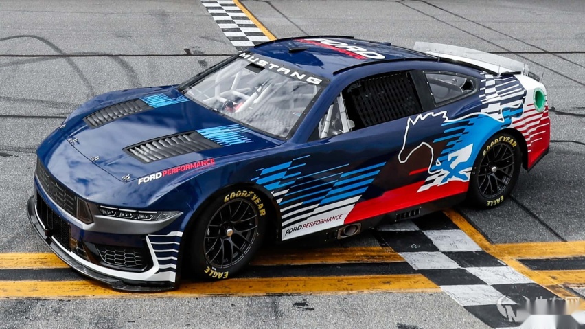福特Mustang新赛车 2024赛季NASCAR赛车