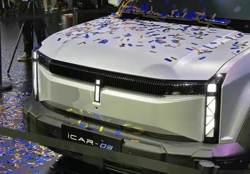 奇瑞iCAR 03即将量产 全铝大梁+太阳能充电 或15万