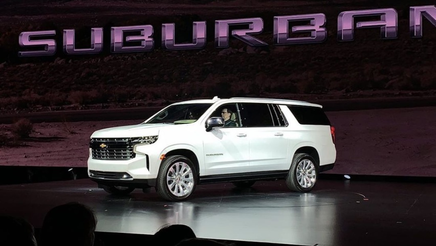 威武霸气的造型 全新雪佛兰Suburban实车发布