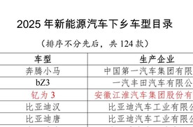 乡村出行好车推荐，2025款钇为3入选新能源汽车下乡车型目录