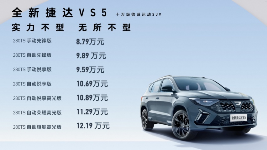 实力双雄 美好启新 全新捷达VS5 VS7焕新上市
