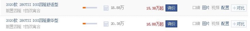 15万合资SUV，要有四驱，有什么好选择？