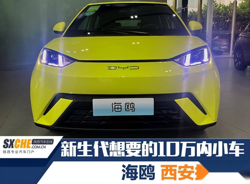 新生代想要的纯电小车！比亚迪海鸥西安探店