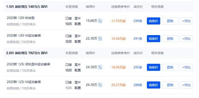 入门版已不到14万,宝马1系为何卖不过快换代的A3?