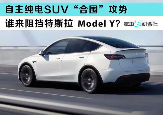 合围！​自主纯电SUV，谁来阻挡Model Y？