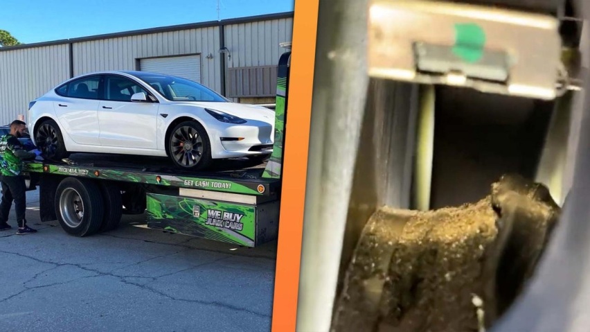 美国一特斯拉Model 3新车右后轮缺少刹车片 官方处理方法惹车主寒心