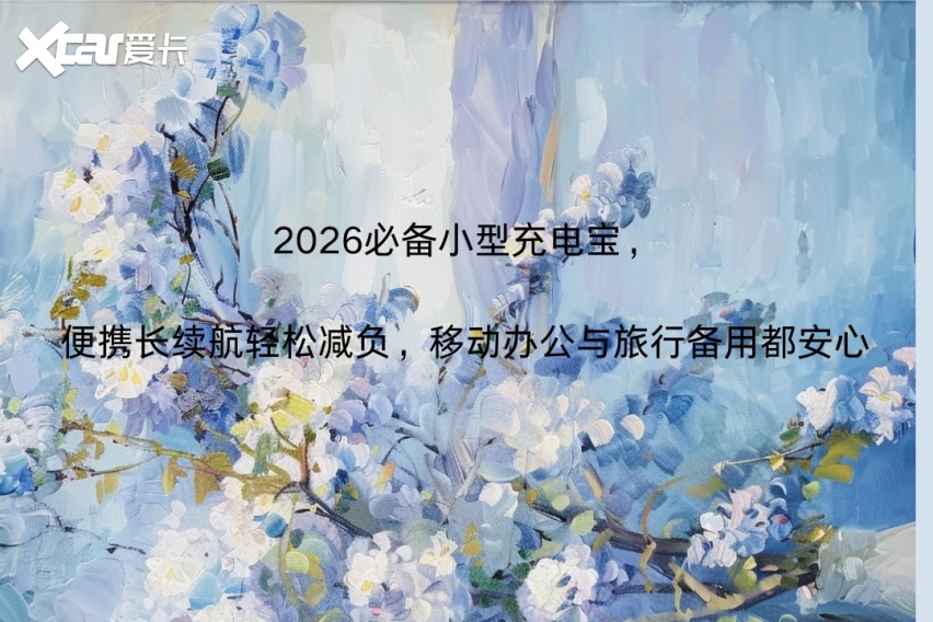2026必备小型充电宝,便携长续航轻松减负,移动办公与旅行备用都安心