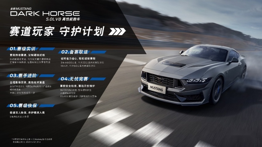 全新福特Mustang Dark Horse®正式开售 指导价人民币7
