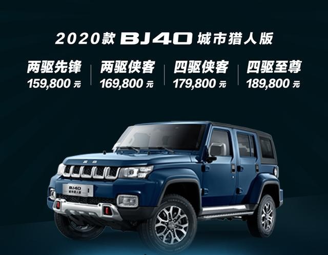 越野世家的最新力作，搭载2.0T+8AT动力，新BJ40城市猎人版来了