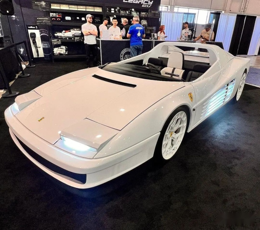 油改电+现代化改装的法拉利Testarossa，让