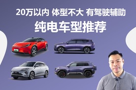 20万以内，体型不大 有驾驶辅助，纯电车型推荐