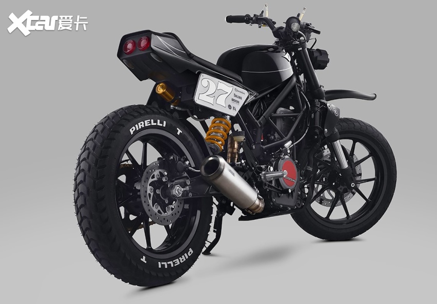 ktm250duke改装scrambler越野风格