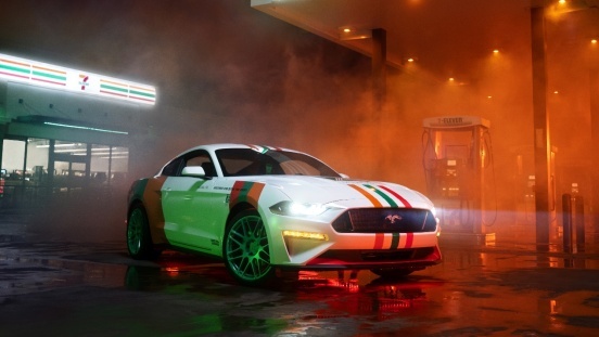 在线购物送新车，福特Mustang 711便利店特别版