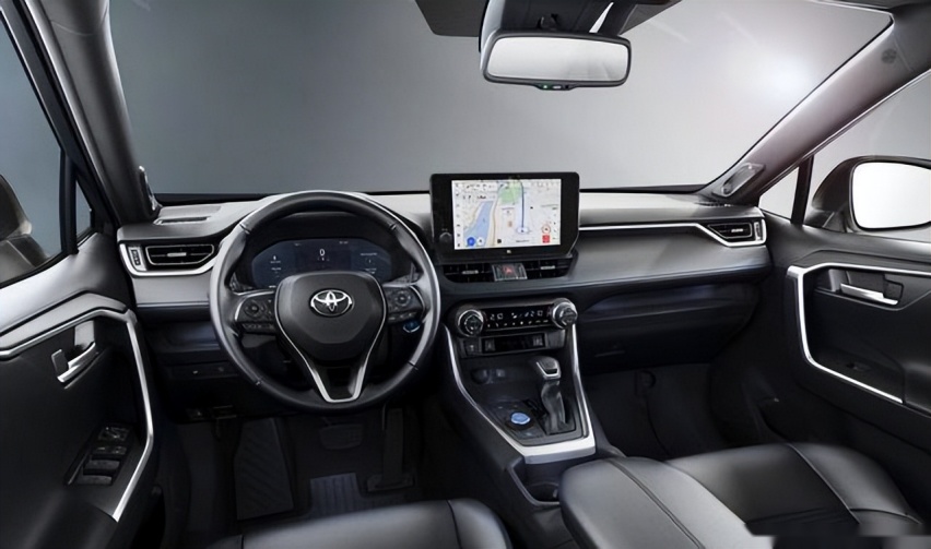 欧洲版新款丰田RAV4发布官图 内饰换装12.3英寸液晶仪表