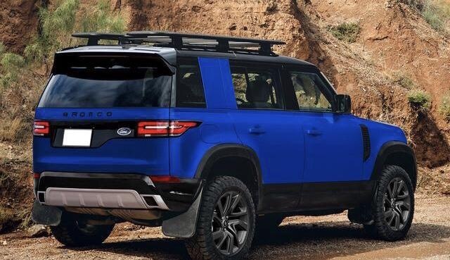 福特硬派SUV Bronco渲染图曝光，将与福特翼虎同平台打