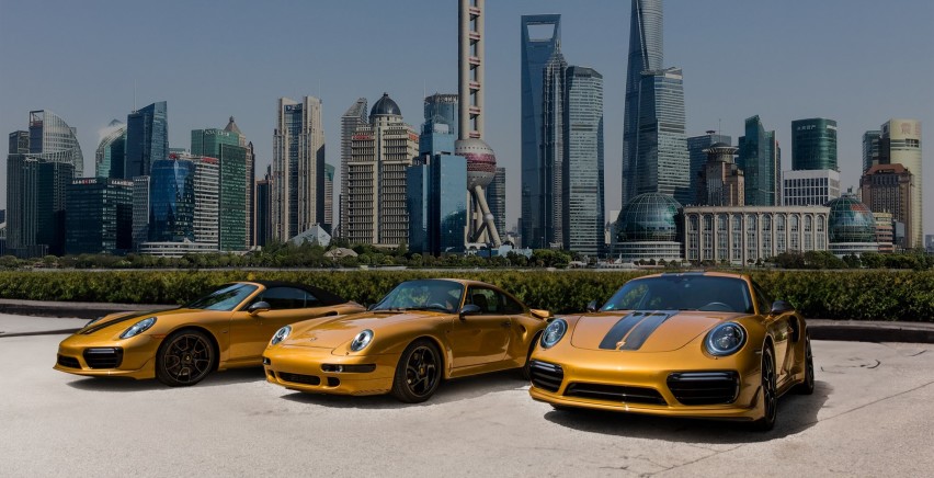 行走的艺术品，保时捷Taycan Turbo S 定制版设计的解读