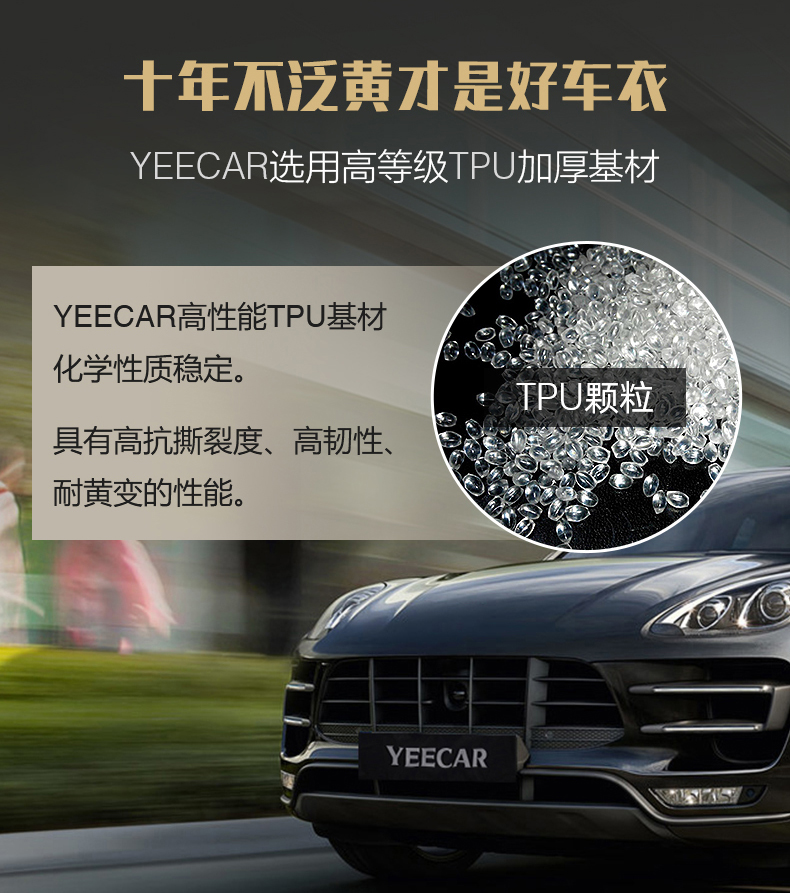 YEECAR隐形车衣是否可以做到永久不黄变？