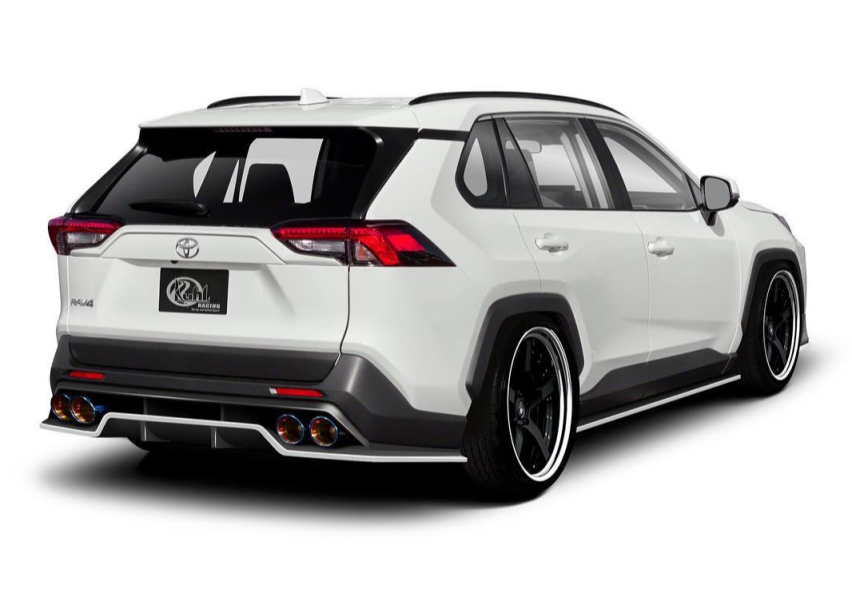 丰田RAV4改装，低趴加四出，你喜欢吗？