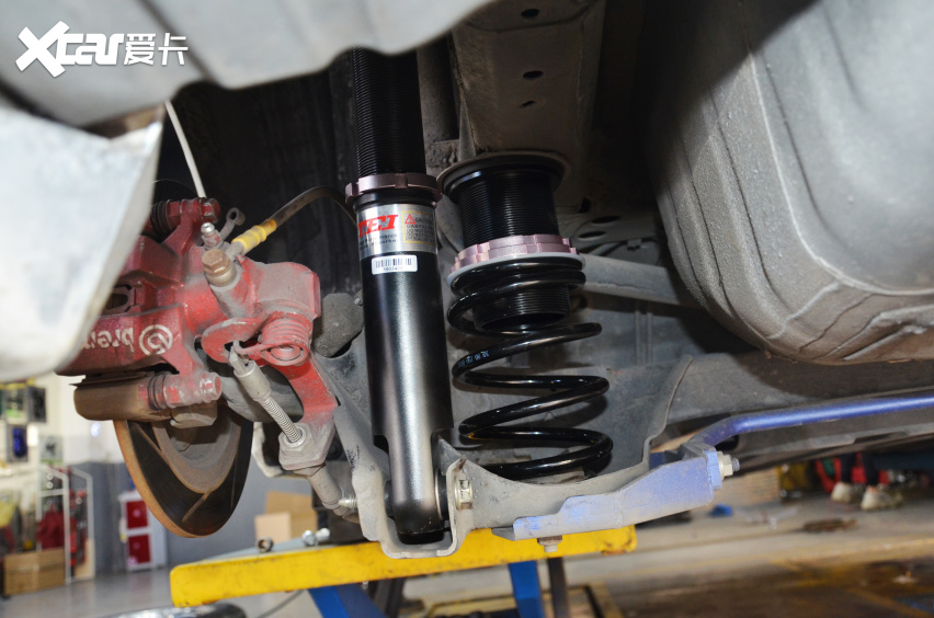 本田飞度gk5改装tei racing 街道版绞牙避震