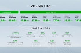 新款零跑C16杀疯了：70多项升级，这性价比直接把对手CPU