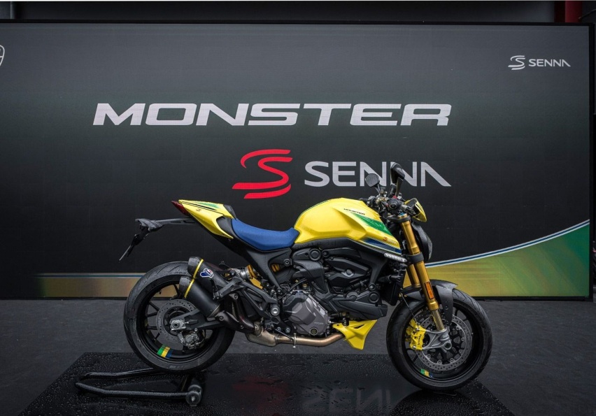 纪念F1川崎车手塞纳，杜卡迪推出Monster Senna限量版本
