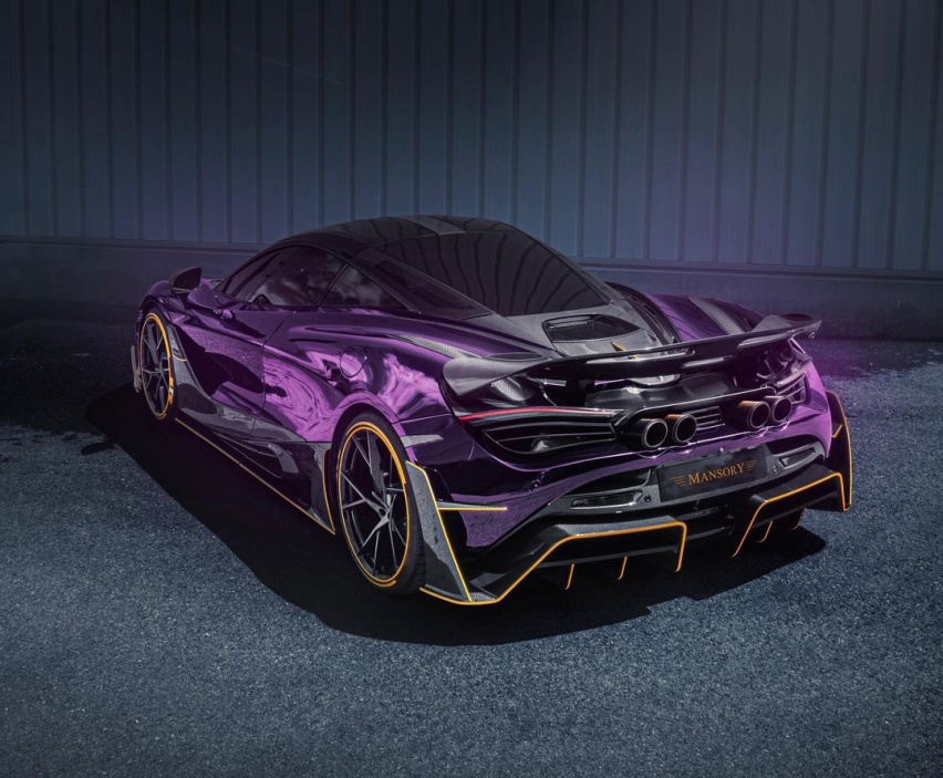 迈莎锐MANSORY再推改装迈凯伦720S，靓紫色车身，最高时速345km/h