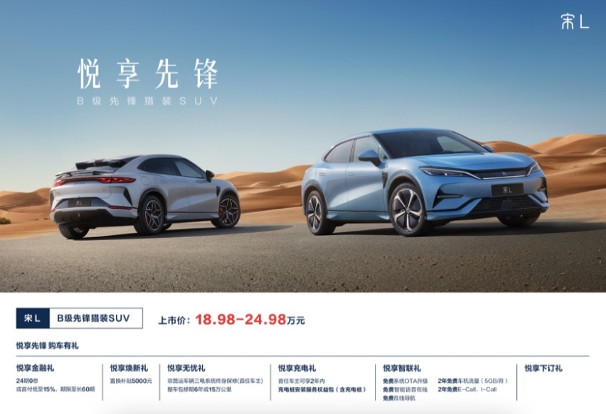 18.98万元起的比亚迪宋L为何被视为B级SUV的首选