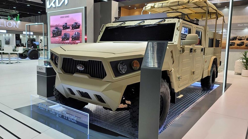 韩版悍马既视感，引入模块化设计，起亚轻型战术车辆亮相