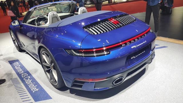 上海车展:全新保时捷911敞篷版实车