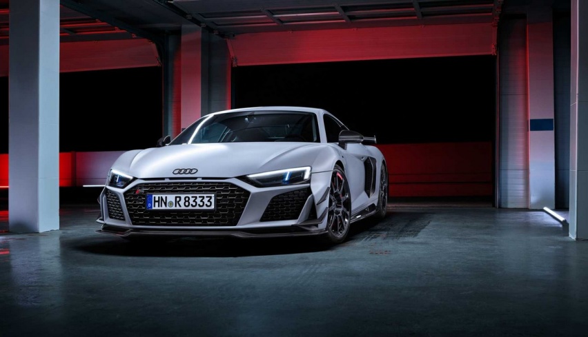 奥迪R8 V10 GT RWD官图 搭载5.2L V10发动机
