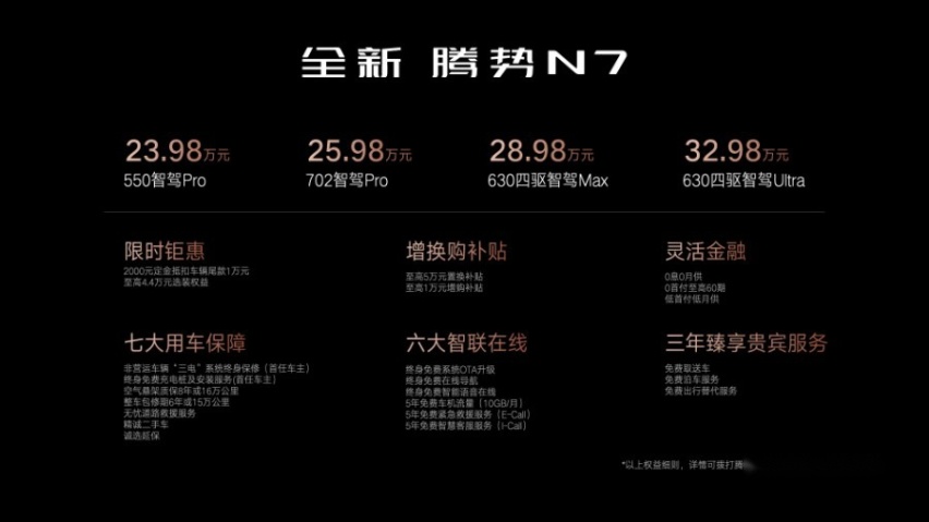全新腾势N7再进阶，堪称年轻人和年轻家庭的首选
